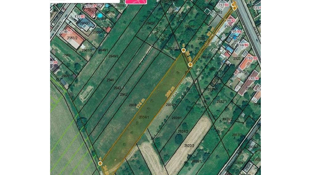 Na predaj pozemok v meste Vranov nad Topľou