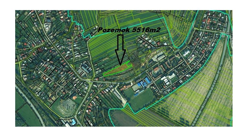 EXKLUZÍVNE - pozemok na predaj vo Vranove nad Topľou.