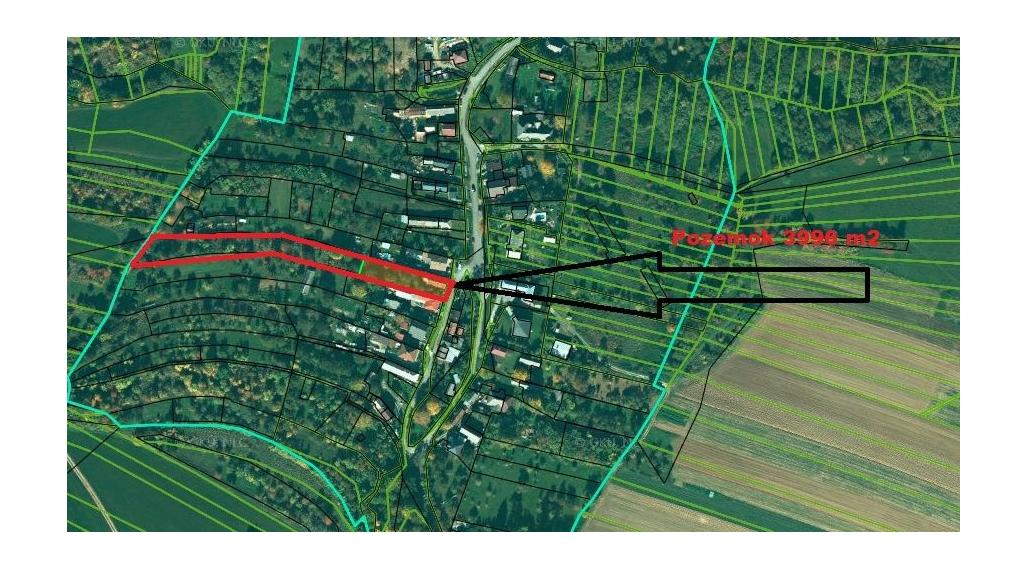 EXKLUZÍVNE - pozemok na predaj v obci Ondrašovce.
