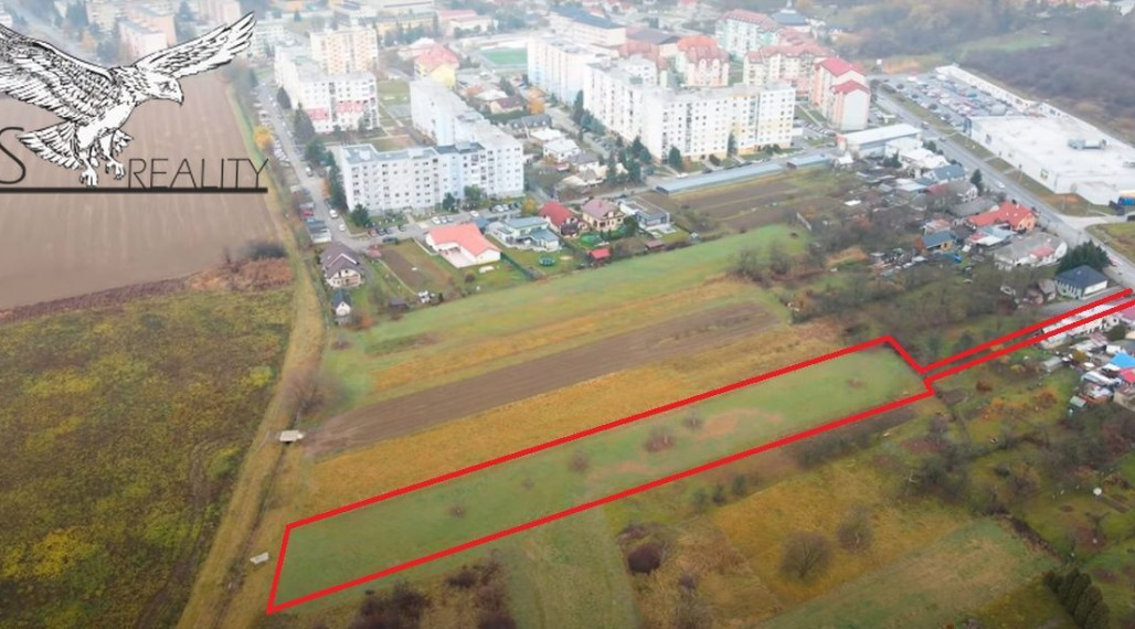 Na predaj pozemok v meste Vranov nad Topľou